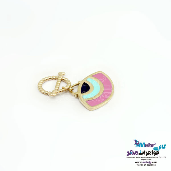 آویز طلا - طرح چشم نظر