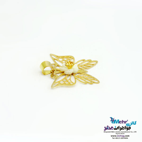 آویز طلا - طرح پروانه