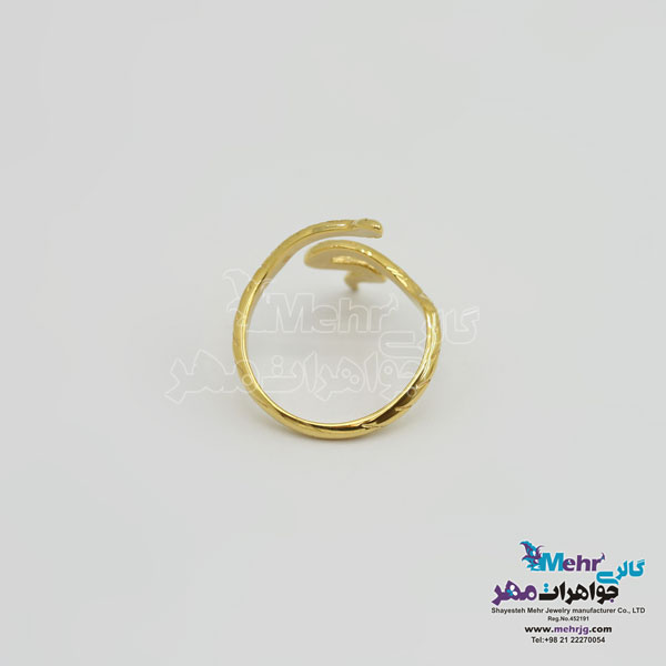 انگشتر طلا - طرح مار