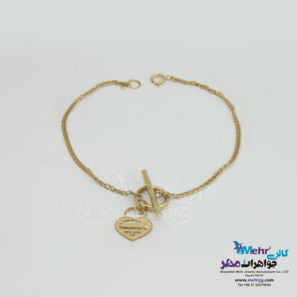 سرویس طلا - گردنبند و گوشواره و دستبند - طرح تیفانی