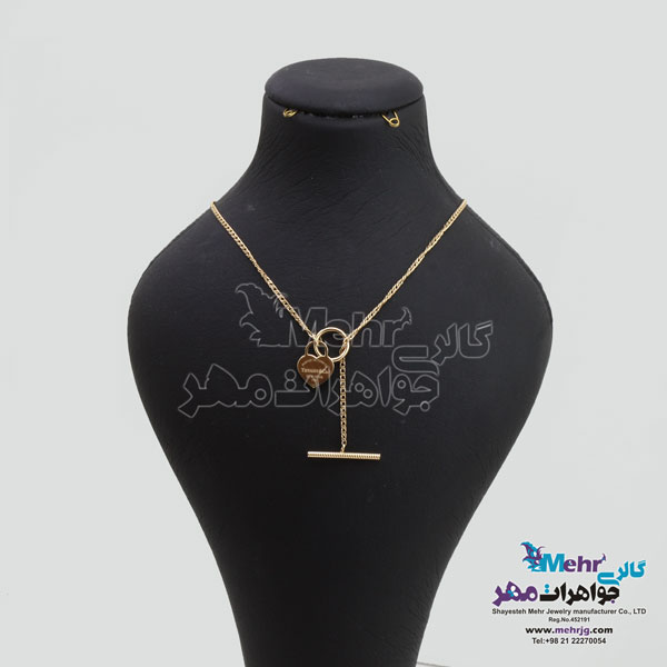 سرویس طلا - گردنبند و گوشواره و دستبند - طرح تیفانی