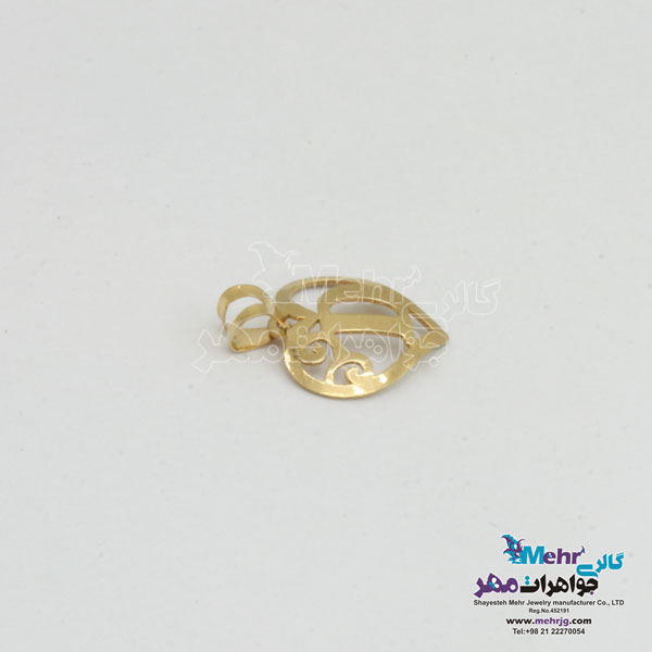 آویز طلا - طرح حروف الفبای لاتین
