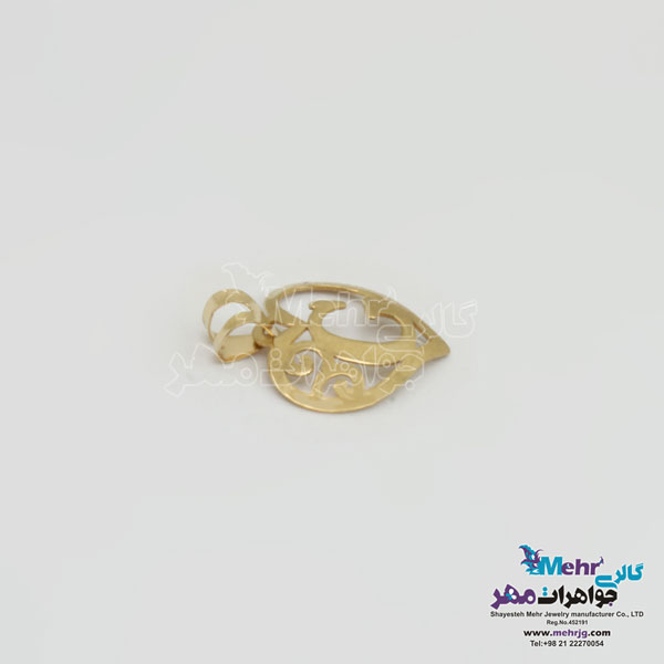 آویز طلا - طرح حروف الفبای لاتین