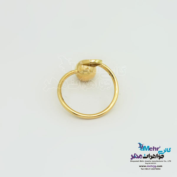 انگشتر طلا - طرح هندسی