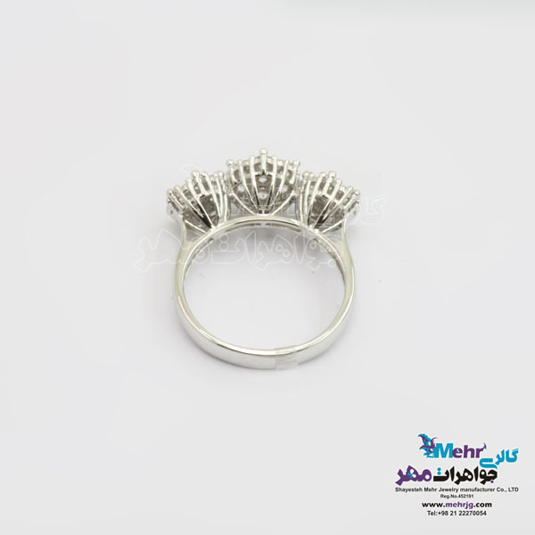 انگشتر طلا - طرح فلاور