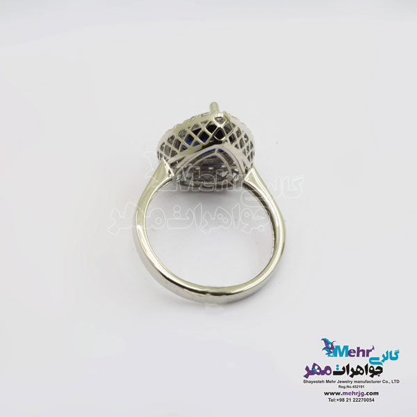 انگشتر طلا - طرح اشکی