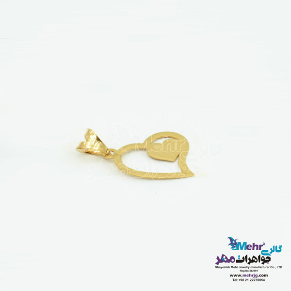 آویز طلا - طرح قلب