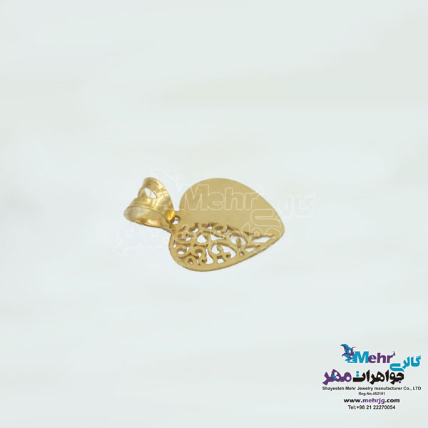 آویز طلا - طرح قلب