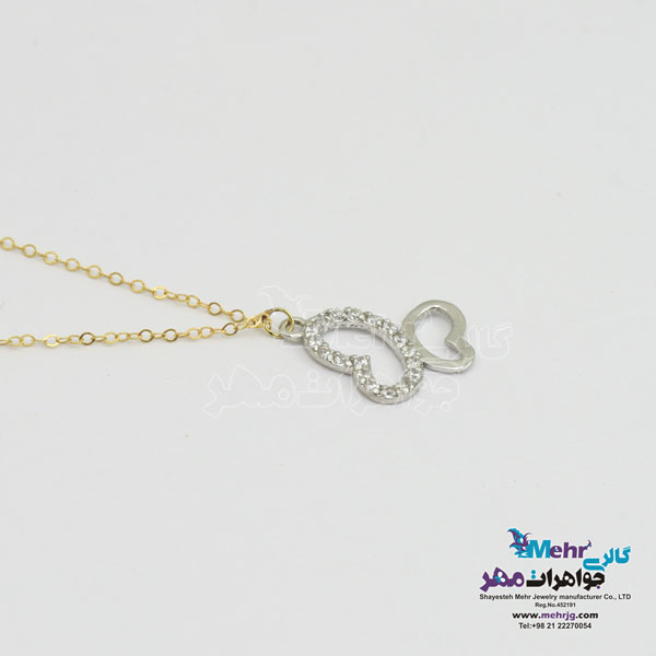 گردنبند طلا - طرح پروانه