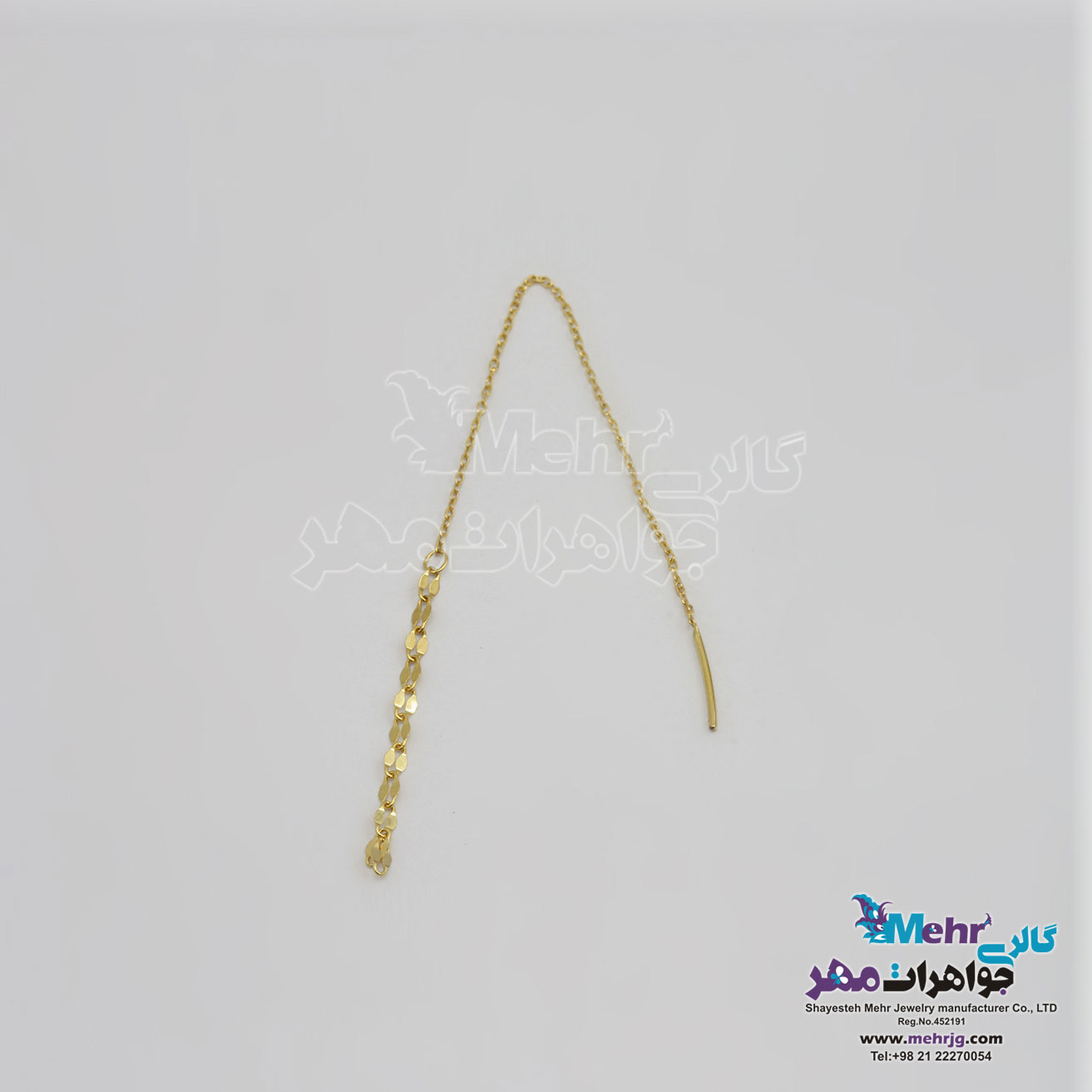 گوشواره طلا - طرح استار
