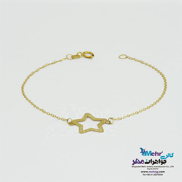 دستبند طلا - طرح ستاره