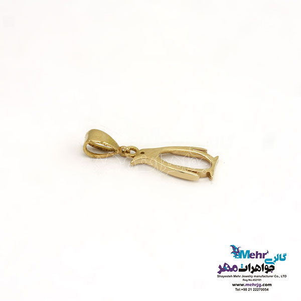 آویز طلا - طرح پنگوئن