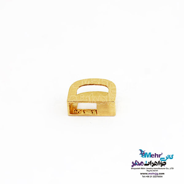 آویز طلا - طرح حروف الفبای لاتین