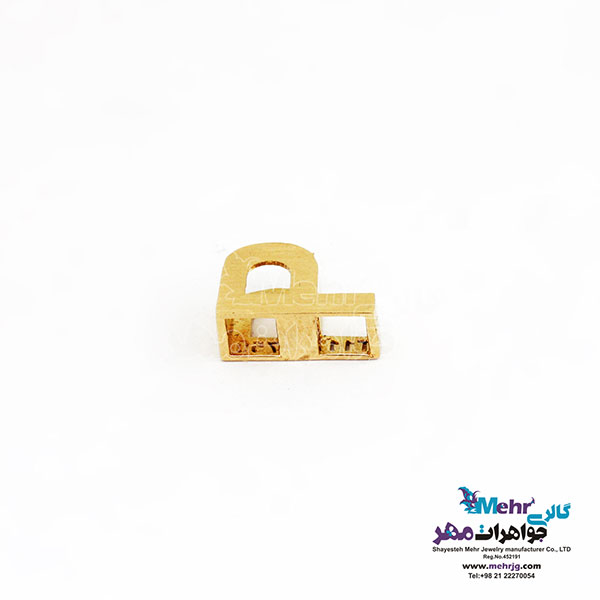 آویز طلا - طرح حروف الفبای لاتین