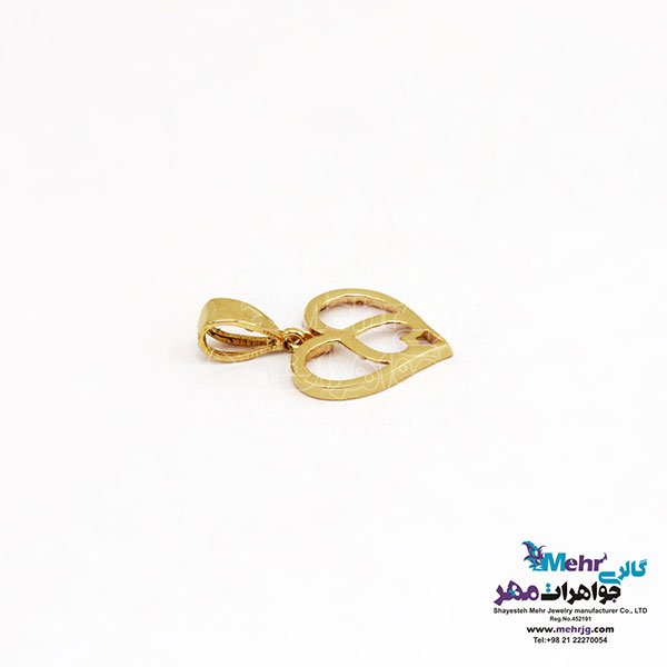 آویز طلا - طرح قلب