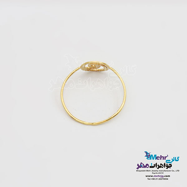 انگشتر طلا - طرح اسپیرال
