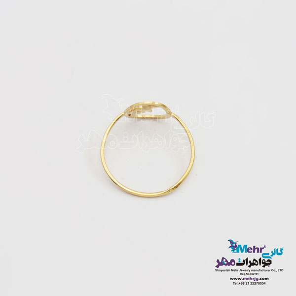 انگشتر طلا - طرح پروانه