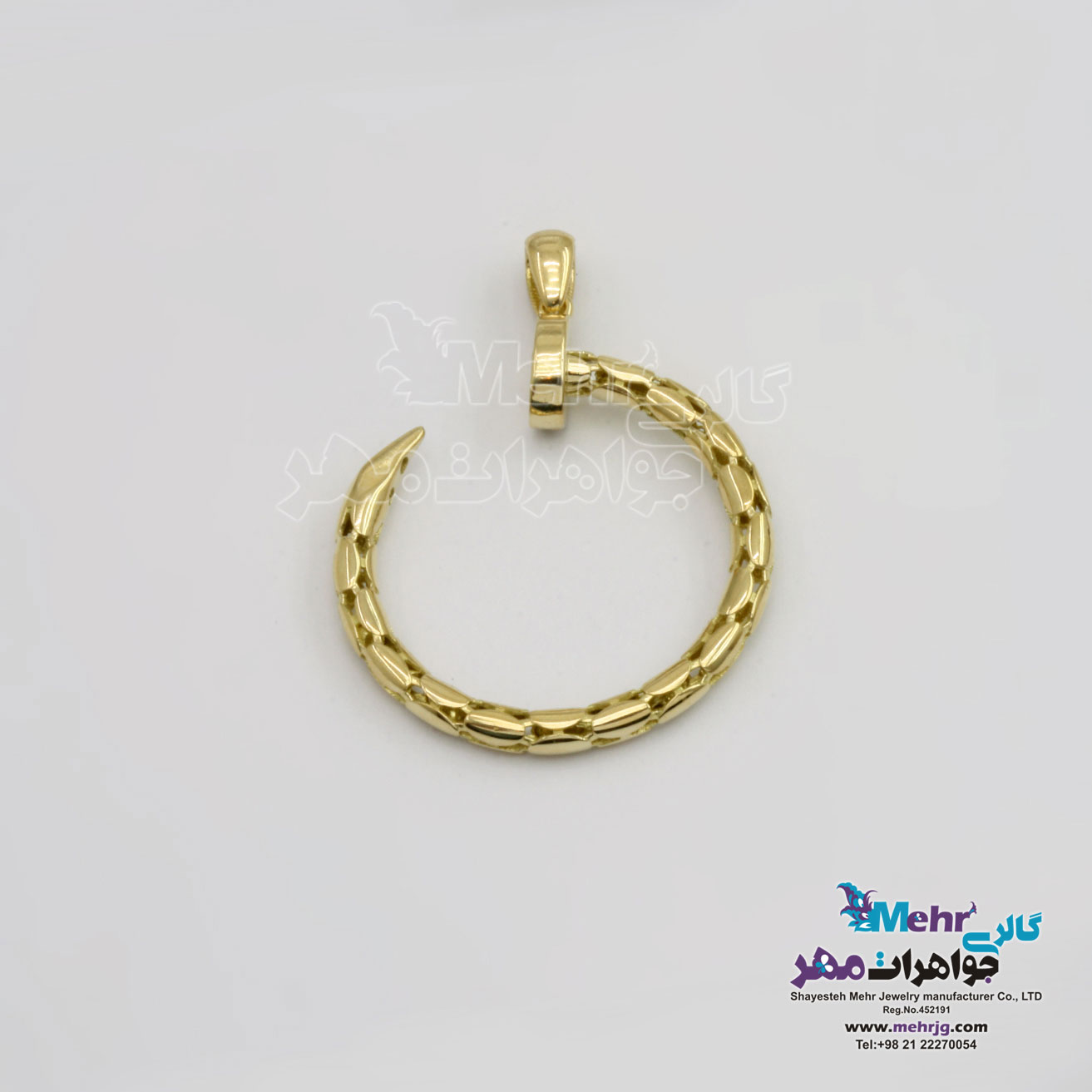 نیم ست طلا - آویز و انگشتر - طرح کارتیه