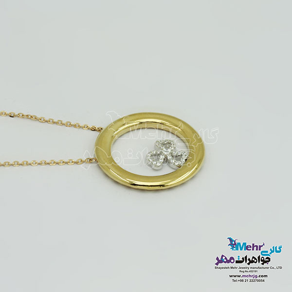 گردنبند طلا - طرح گل
