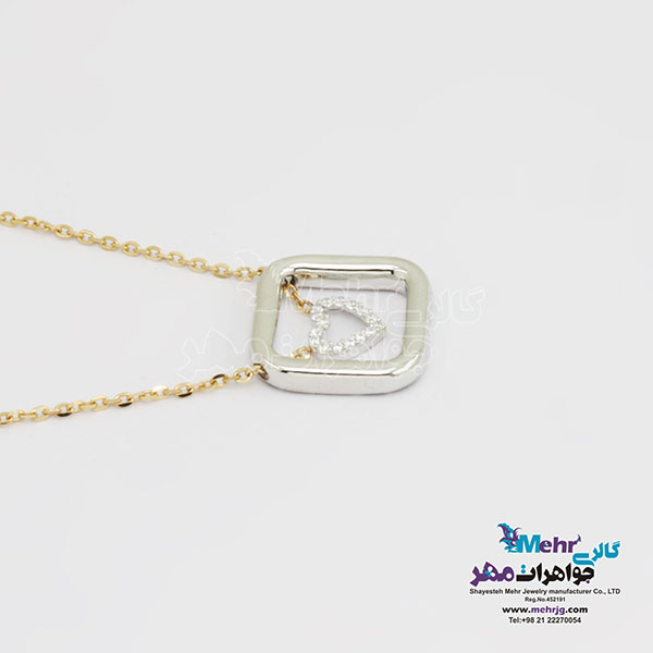 گردنبند طلا - طرح قلب