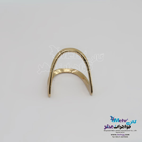 انگشتر طلا - طرح هندسی