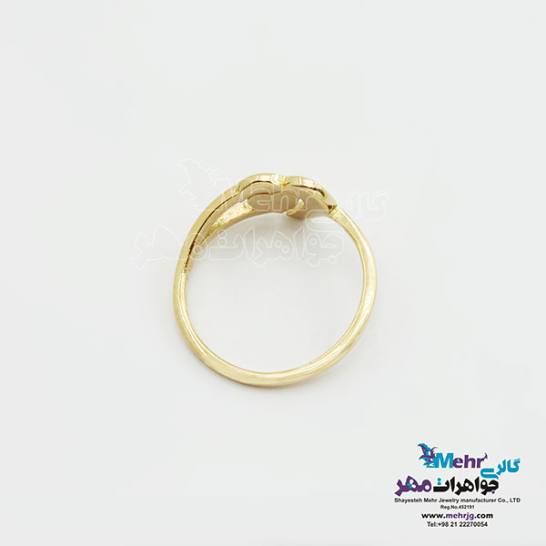 انگشتر طلا - طرح قلب