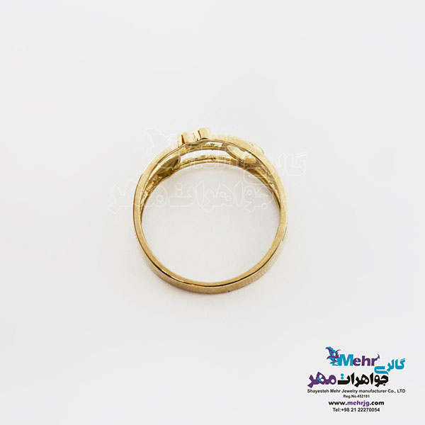 انگشتر طلا - طرح قلب