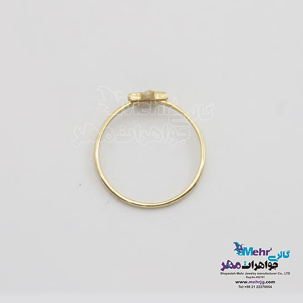انگشتر طلا - طرح ستاره