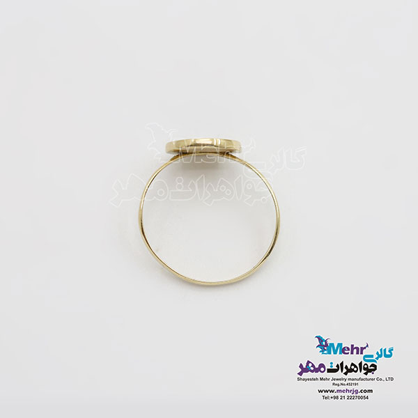 انگشتر طلا - طرح چشم نظر