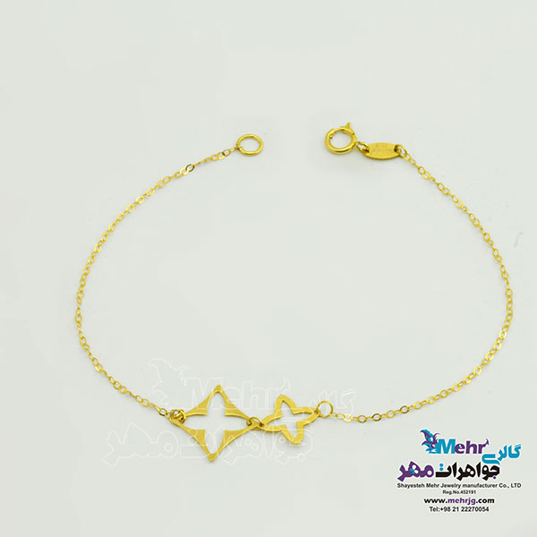 دستبند طلا - طرح ونکلیف