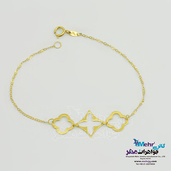 دستبند طلا - طرح ونکلیف