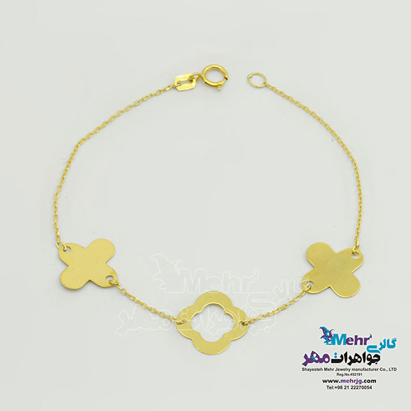 دستبند طلا - طرح ونکلیف