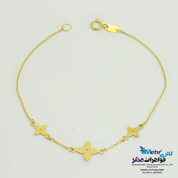 دستبند طلا - طرح ونکلیف