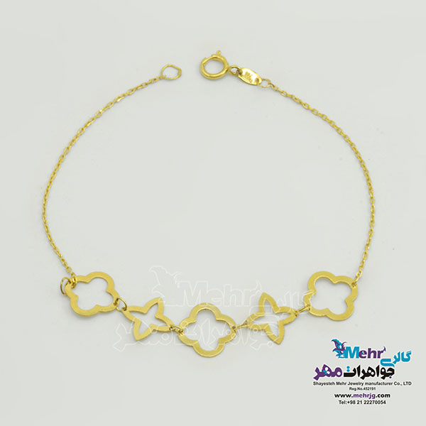 دستبند طلا - طرح ونکلیف