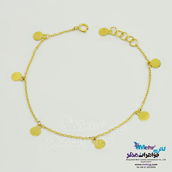 دستبند طلا - طرح هندسی