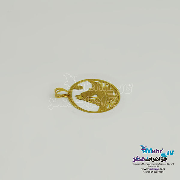 آویز طلا - طرح قایق