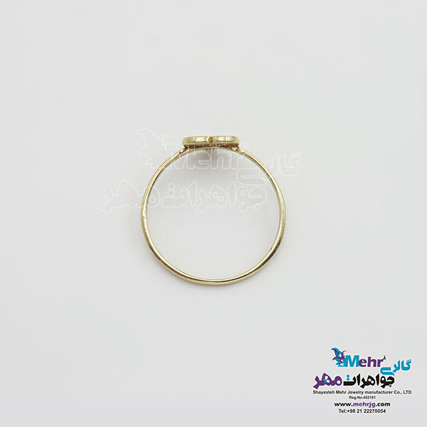 انگشتر طلا - طرح قلب