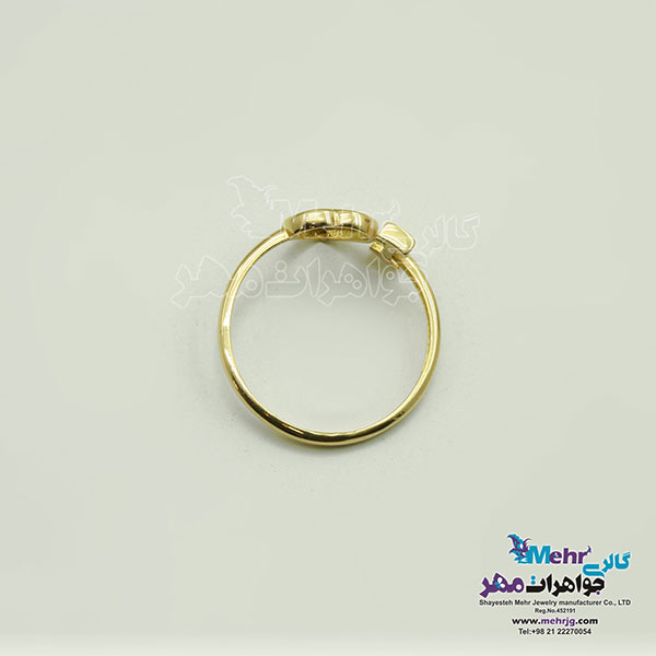 انگشتر طلا - طرح قلب