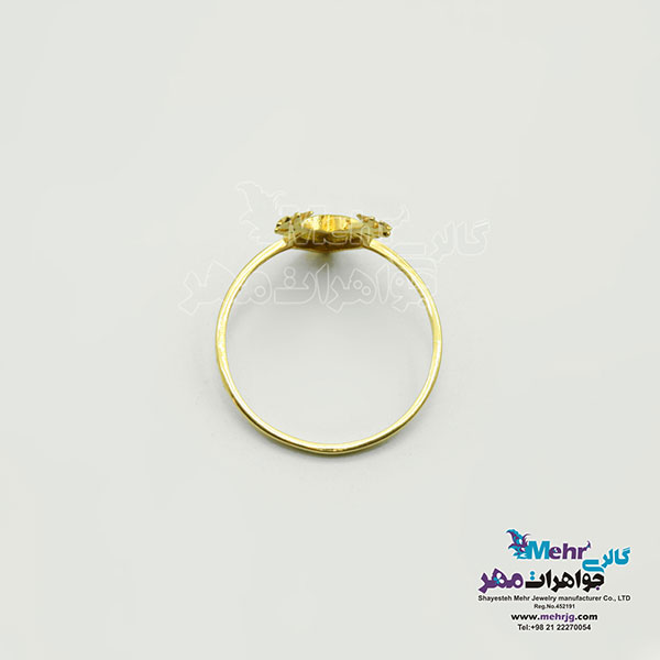 انگشتر طلا - طرح قلب