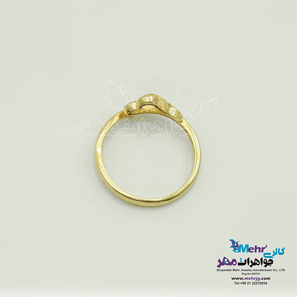 انگشتر طلا - طرح قلب