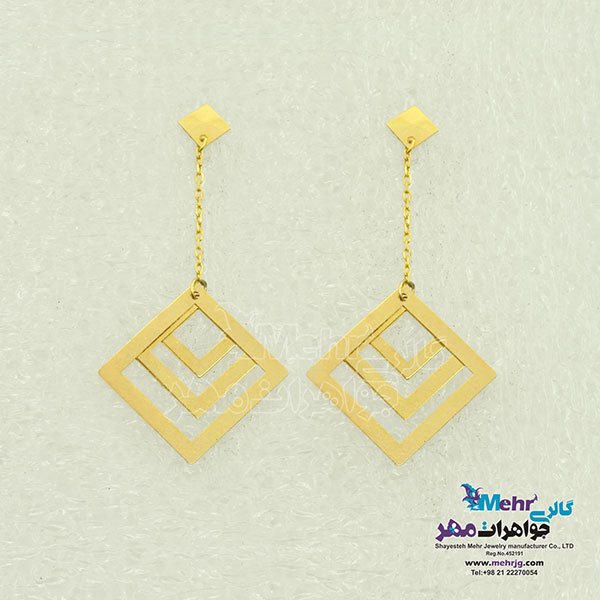 گوشواره طلا - هندسی