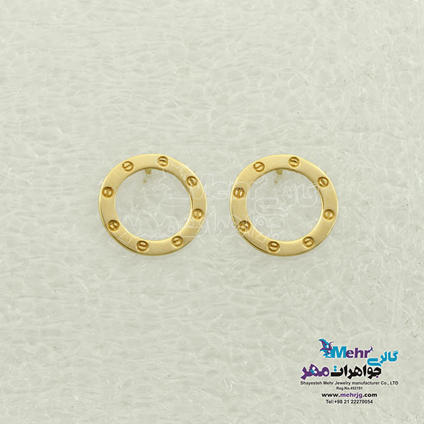 گوشواره طلا - طرح کارتیه