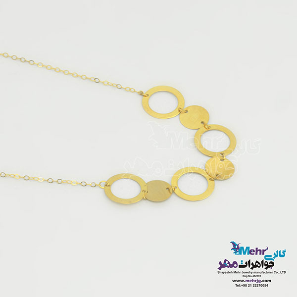 گردنبند طلا - طرح هندسی