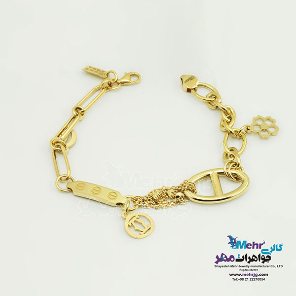 دستبند طلا - طرح زروان