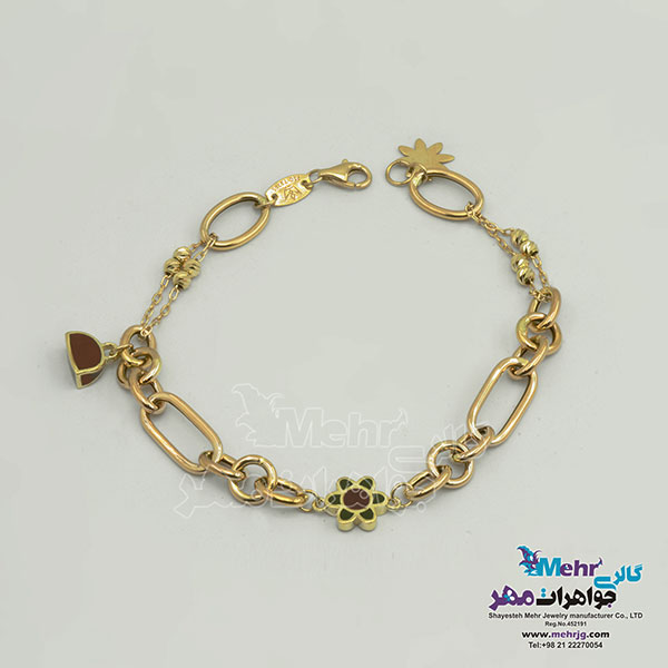 دستبند طلا - طرح زروان
