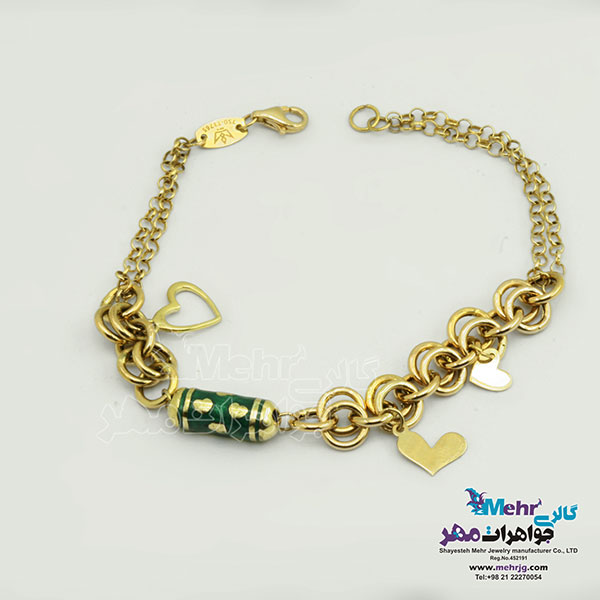 دستبند طلا - طرح زروان