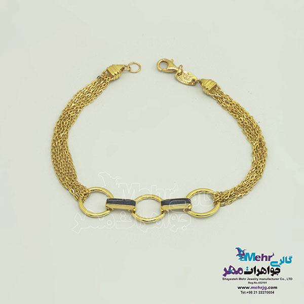 دستبند طلا - طرح زروان