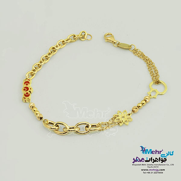 دستبند طلا - طرح زروان