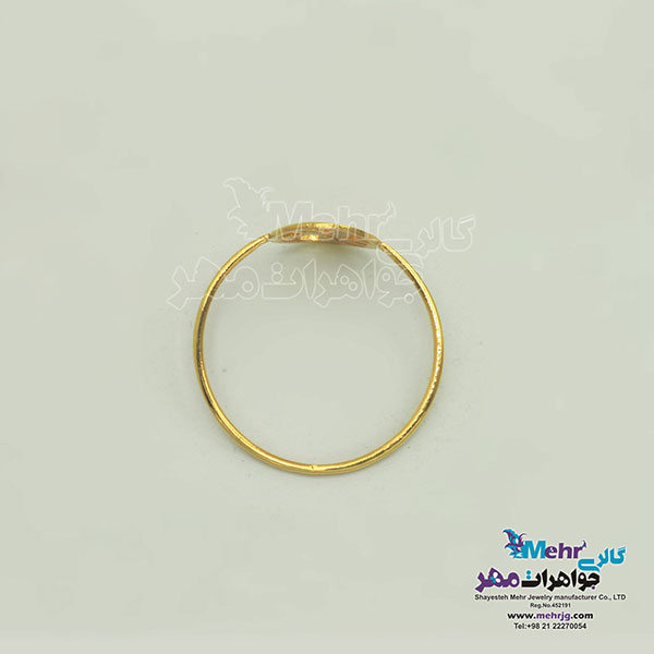 انگشتر طلا - طرح شاخه
