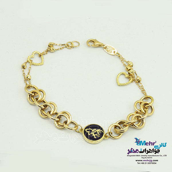 دستبند طلا - طرح زروان